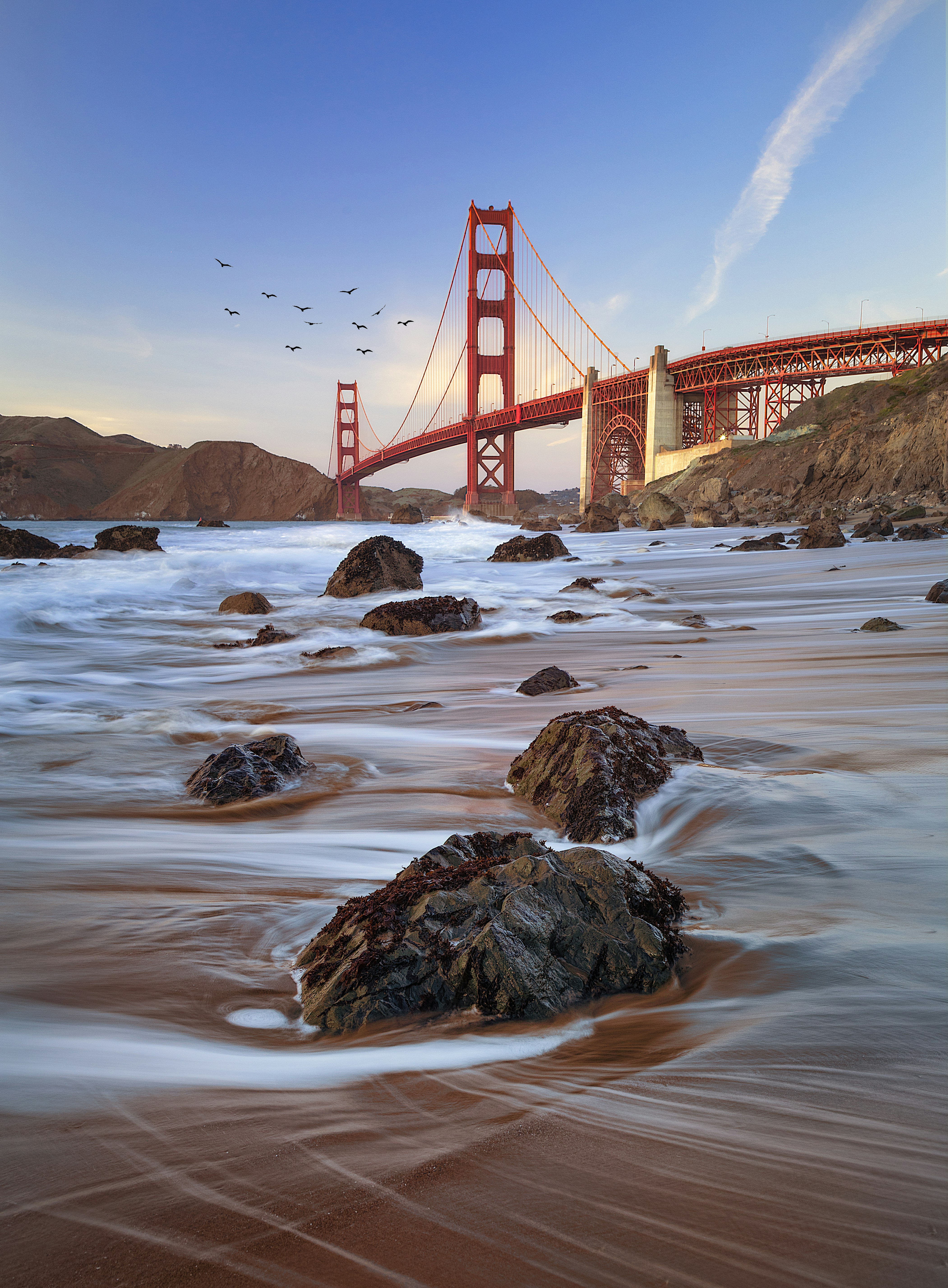 timelapse photography of body of water